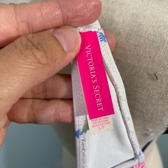 Victoria's Secret Duo Pattern Twisted Bandeau Bikini Top Size S - Picture 5 of 6